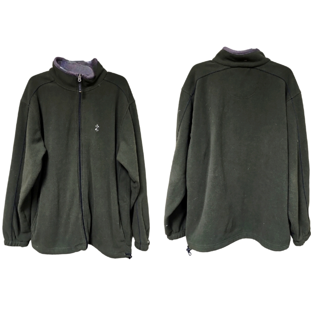 IZOD Olive Green Long Sleeve Sweatshirt Size Large Tall